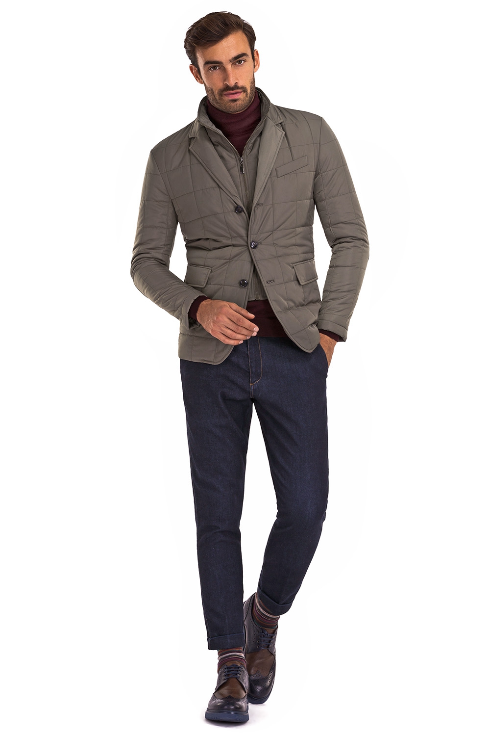 Tm lewin sales quilted jacket