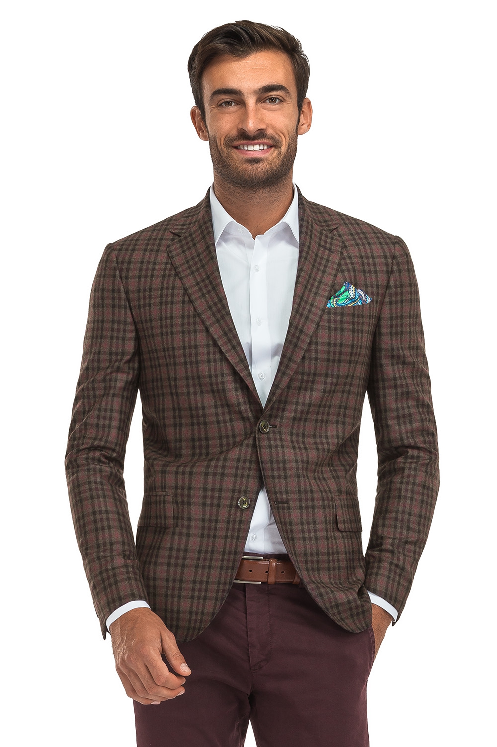 Checked on sale blazer men