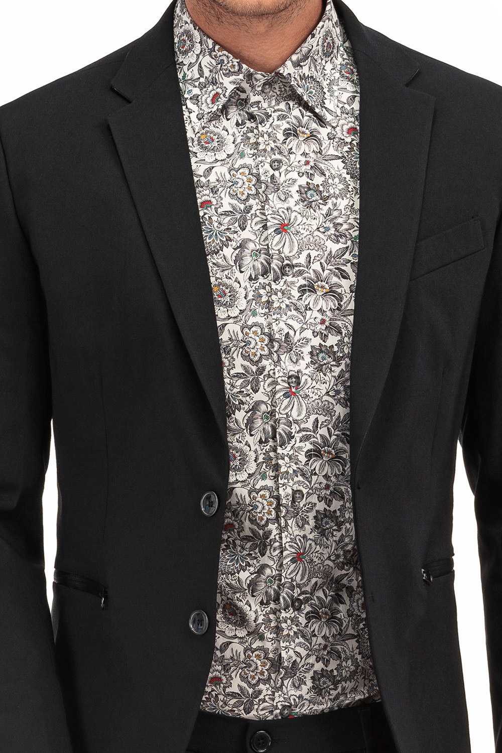 Black store plain blazer