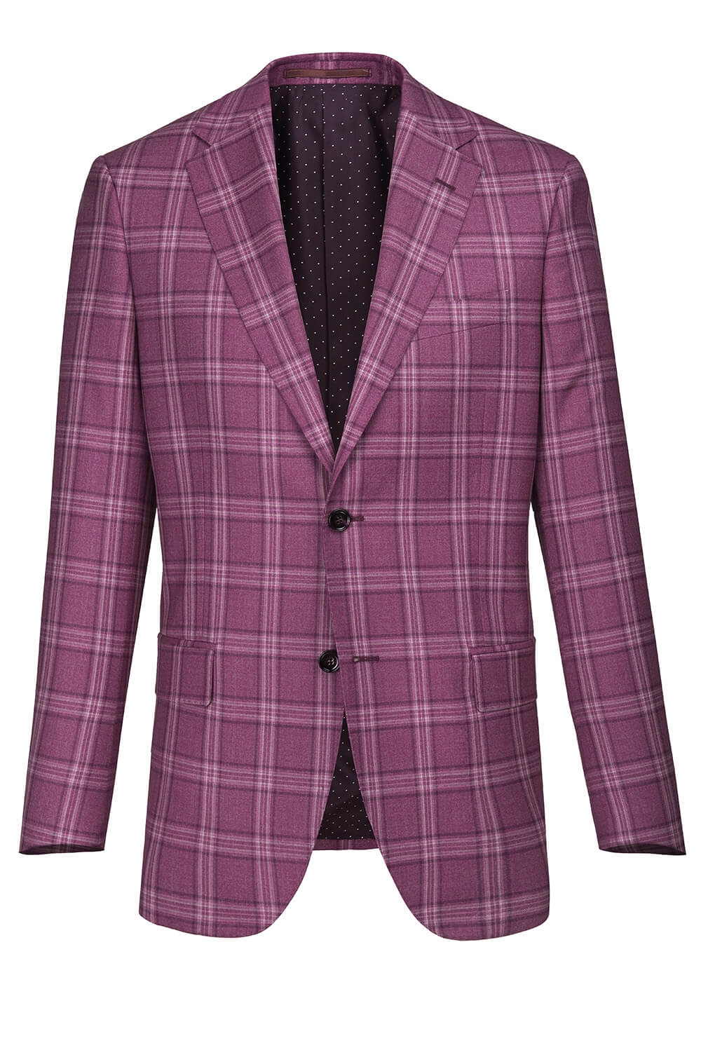 Purple plaid blazer hotsell